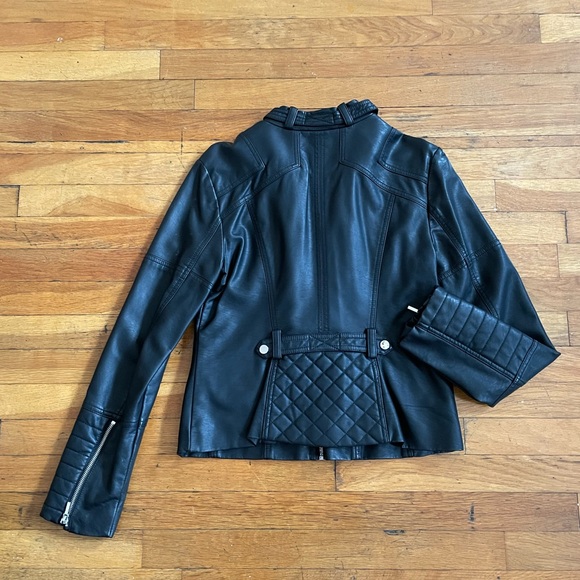 New York and Company Leather Jacket - Picture 2 of 5